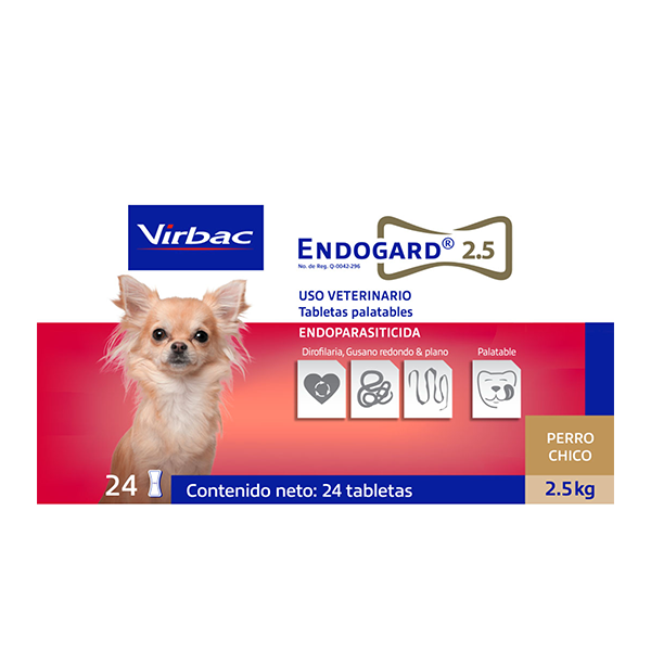 Desparasitante Endogard para perros pequeños