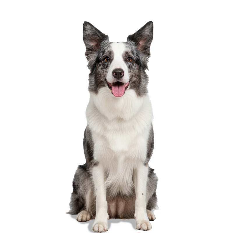 imagen de un perro border collie en Venezuela